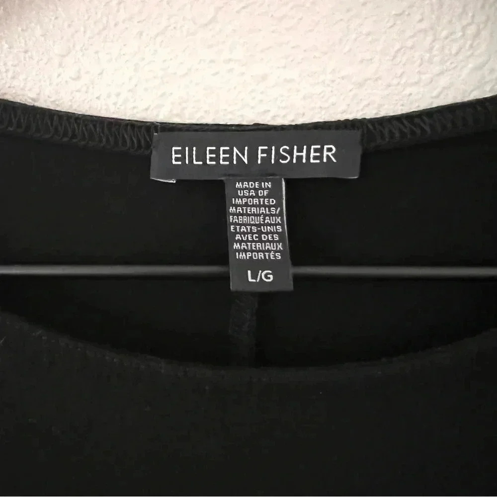 Eileen Fisher Black Shift Dress - Picture 3 of 3